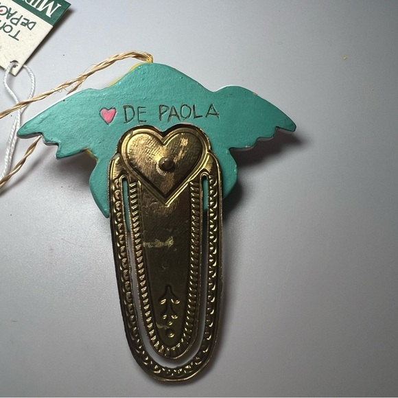 vintage midwest of cannon falls Depaola Angel Clip Bookmark Holiday - Picture 6 of 6